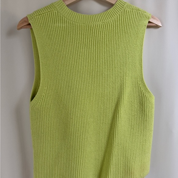 Zara Lime Green Sweater Vest - Picture 3 of 3